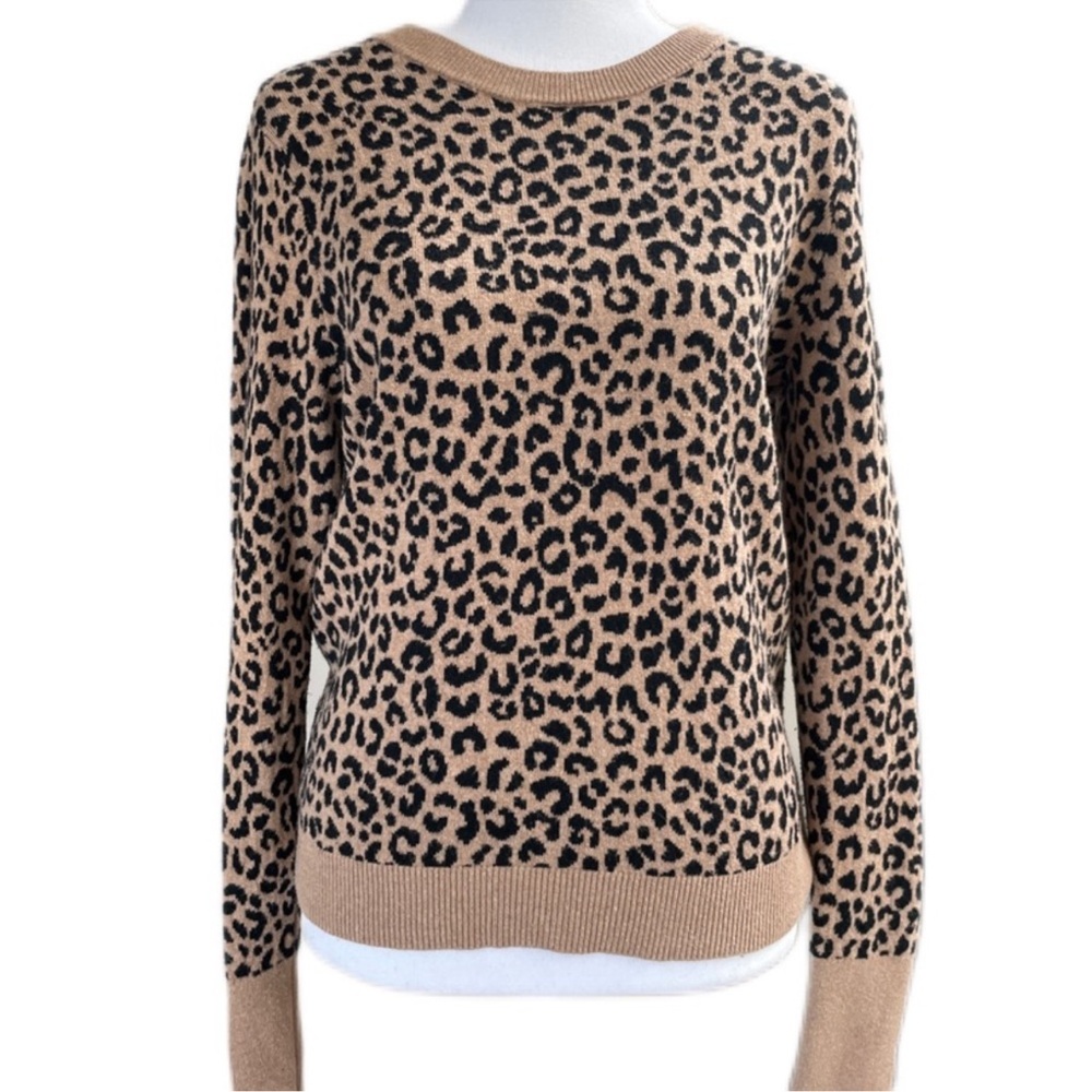 a new day (Target) leopard/cheetah print sweater sz S